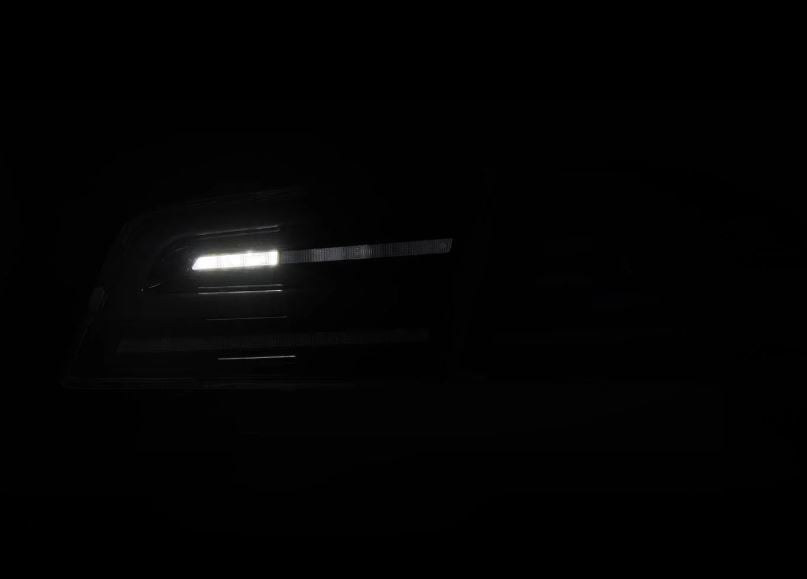 AlphaRex 601110 LED Taillights Alpha Black for Select Tesla S