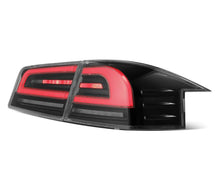 Load image into Gallery viewer, AlphaRex 601130 LED Taillights Black Red for Select Tesla S