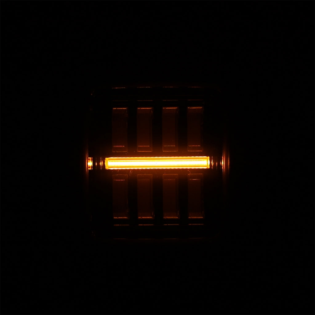 AlphaRex 602010 Prismatic LED Taillights Jet Black for Select Jeep Wrangler