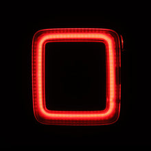 Load image into Gallery viewer, AlphaRex 602020 Prismatic LED Taillights Black Red for Select Jeep Wrangler