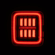 Load image into Gallery viewer, AlphaRex 602020 Prismatic LED Taillights Black Red for Select Jeep Wrangler