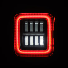 Load image into Gallery viewer, AlphaRex 602020 Prismatic LED Taillights Black Red for Select Jeep Wrangler