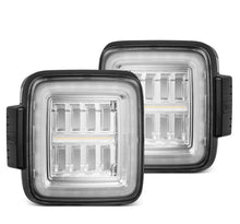 Load image into Gallery viewer, AlphaRex 602030 Prismatic LED Taillights Clear for Select Jeep Wrangler