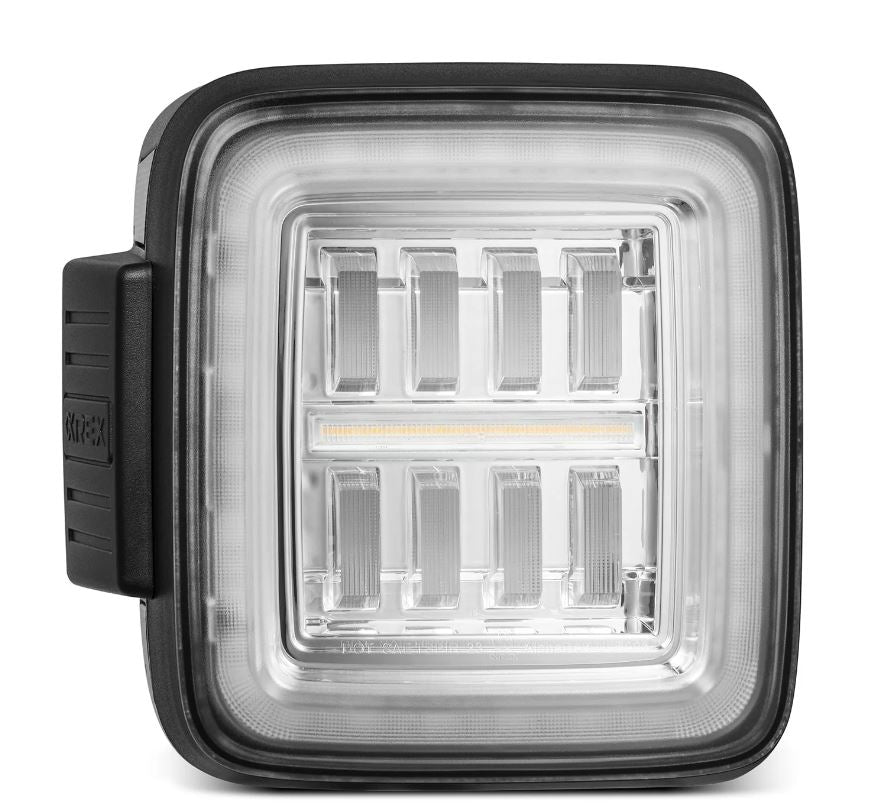 AlphaRex 602030 Prismatic LED Taillights Clear for Select Jeep Wrangler