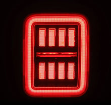 Load image into Gallery viewer, AlphaRex 602050 Prismatic LED Taillights Alpha Black for Select Jeep Gladiator