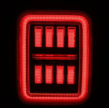 Load image into Gallery viewer, AlphaRex 602070 Prismatic LED Taillights Black Red for Select Jeep Gladiator
