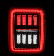 Load image into Gallery viewer, AlphaRex 602070 Prismatic LED Taillights Black Red for Select Jeep Gladiator
