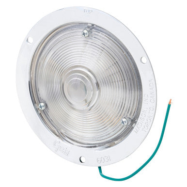 Grote 60311 Dome/Interior Lamp,Clr, Shallow Die-Cast