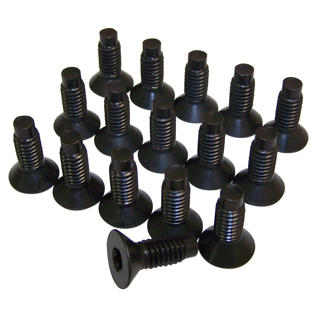 Crown Automotive Jeep Replacement 6035757K Windshield Frame Screw Kit for 76-06 Jeep CJ, YJ, TJ, Includes 16 Torx Screws for Select Jeep CJ5, Jeep CJ7, Jeep Scrambler, Jeep TJ, Jeep Wrangler