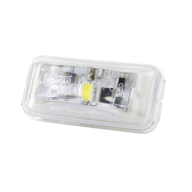 Grote 60421 Small Rectangular LED Utility Light, Clear