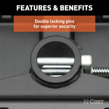 Load image into Gallery viewer, CURT 60603 Double Lock 2-5/16" Riser Gooseneck Ball (1" Rise for Bed Liner)
