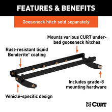 Load image into Gallery viewer, CURT 60604 Double Lock Gooseneck Installation Brackets, Select Silverado, Sierra 2500, 3500
