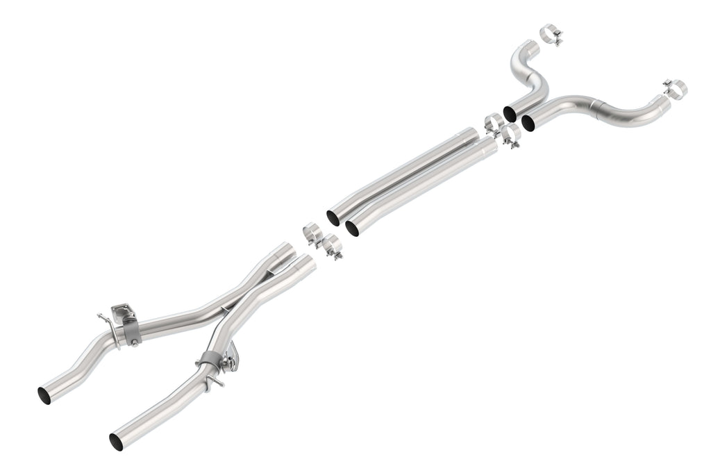 Borla 60610 X-Pipe With Mid-Pipes for Select Chevrolet Camaro