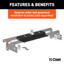 Load image into Gallery viewer, CURT 60615 Double Lock Gooseneck Hitch, 2-5/16" Ball, 30K (Brackets Required) for Select Chevrolet Silverado 1500, Chevrolet Silverado LD, GMC Sierra 1500, GMC Sierra Limited