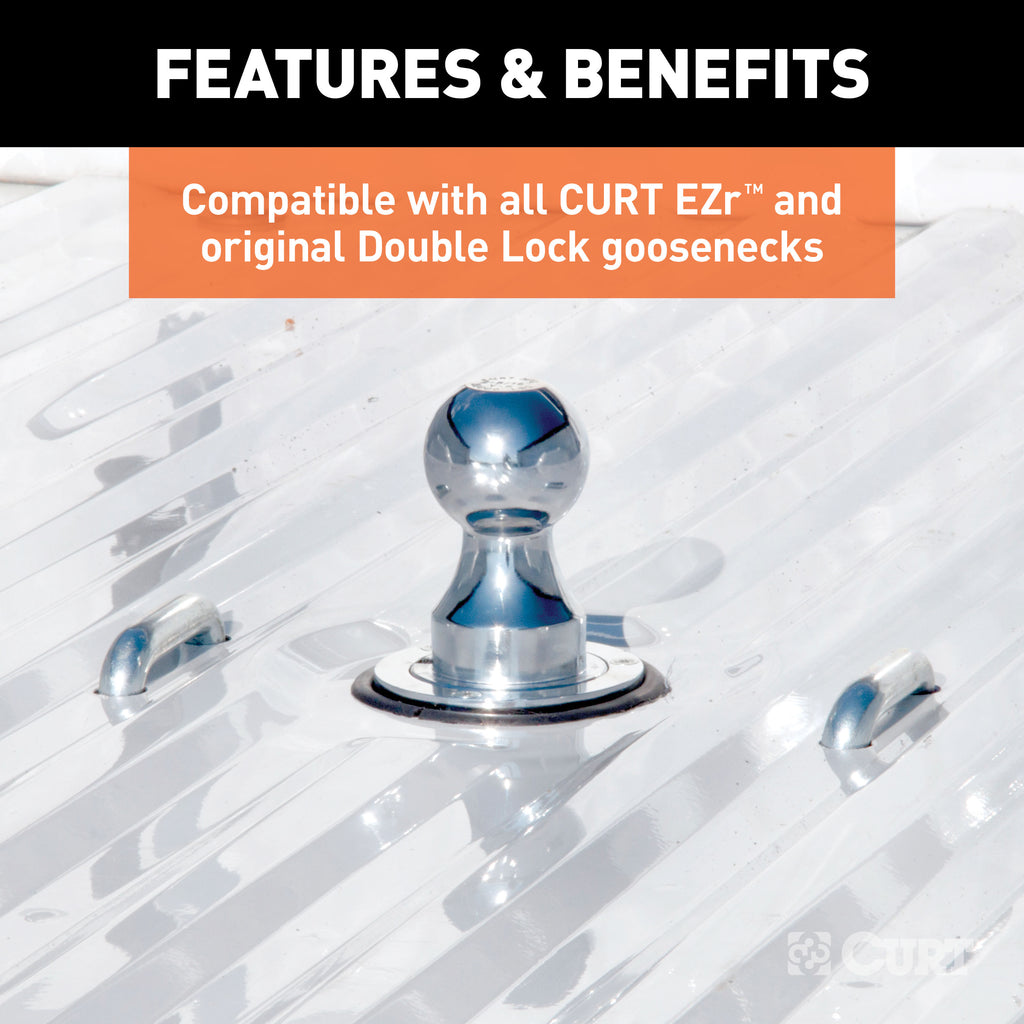 CURT 60623 Double Lock 2-5/16" Gooseneck Ball, 38K Capacity