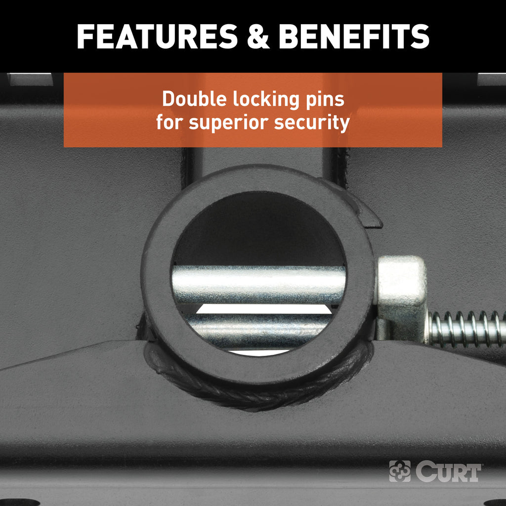 CURT 60623 Double Lock 2-5/16" Gooseneck Ball, 38K Capacity