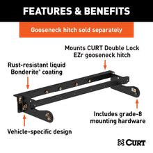 Load image into Gallery viewer, CURT 60624 Double Lock EZr Gooseneck Install Brackets, Select Silverado, Sierra 2500, 3500