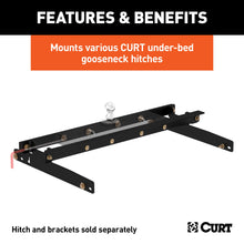 Load image into Gallery viewer, CURT 60635 Under-Bed Gooseneck Installation Brackets, Select Dodge Ram 1500, 2500, 3500