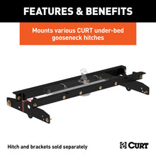Load image into Gallery viewer, CURT 60637 Under-Bed Gooseneck Installation Brackets, Select Ford F-150, F-250