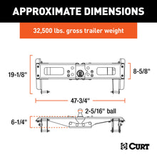 Load image into Gallery viewer, CURT 60642 OEM-Style Gooseneck Hitch, Select Chevrolet Silverado, GMC Sierra 2500, 3500 HD