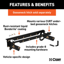 Load image into Gallery viewer, CURT 60644 Under-Bed Gooseneck Installation Brackets, Select Ford F-250, F-350, F-450