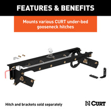 Load image into Gallery viewer, CURT 60644 Under-Bed Gooseneck Installation Brackets, Select Ford F-250, F-350, F-450