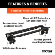 Load image into Gallery viewer, CURT 60647 Double Lock EZr Gooseneck Installation Brackets, Select Ford F-250, F-350