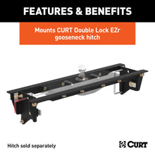 Load image into Gallery viewer, CURT 60647 Double Lock EZr Gooseneck Installation Brackets, Select Ford F-250, F-350