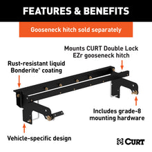 Load image into Gallery viewer, CURT 60648 Double Lock EZr Gooseneck Install Brackets, Select Silverado, Sierra 2500, 3500
