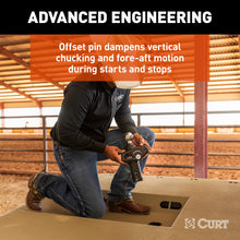 Load image into Gallery viewer, CURT 60654 RockerBall 2-5/16" Cushion Hitch Gooseneck Ball