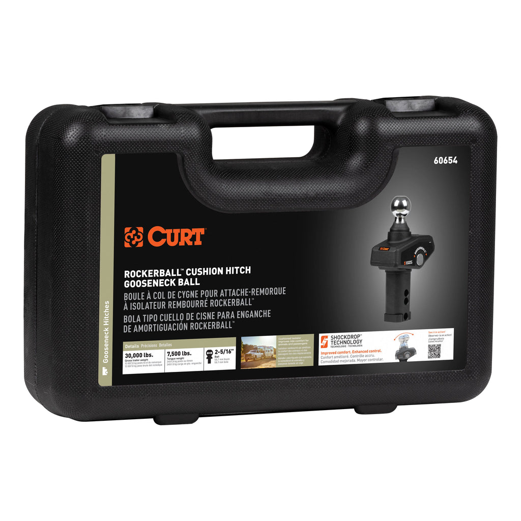 CURT 60654 RockerBall 2-5/16" Cushion Hitch Gooseneck Ball