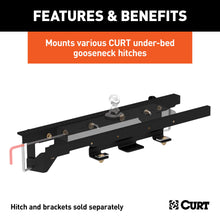 Load image into Gallery viewer, CURT 60657 Double Lock Gooseneck Install Brackets, Select Dodge, Ram 1500, w/ Coil Springs