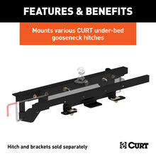 Load image into Gallery viewer, CURT 60658 Double Lock Gooseneck Installation Brackets, Select Ram 1500 with Air Suspension