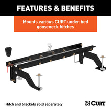 Load image into Gallery viewer, CURT 60659 Under-Bed Gooseneck Installation Brackets, Select Dodge Ram 1500