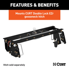 Load image into Gallery viewer, CURT 60660 Double Lock EZr Gooseneck Installation Brackets, Select Dodge, Ram 2500, 3500
