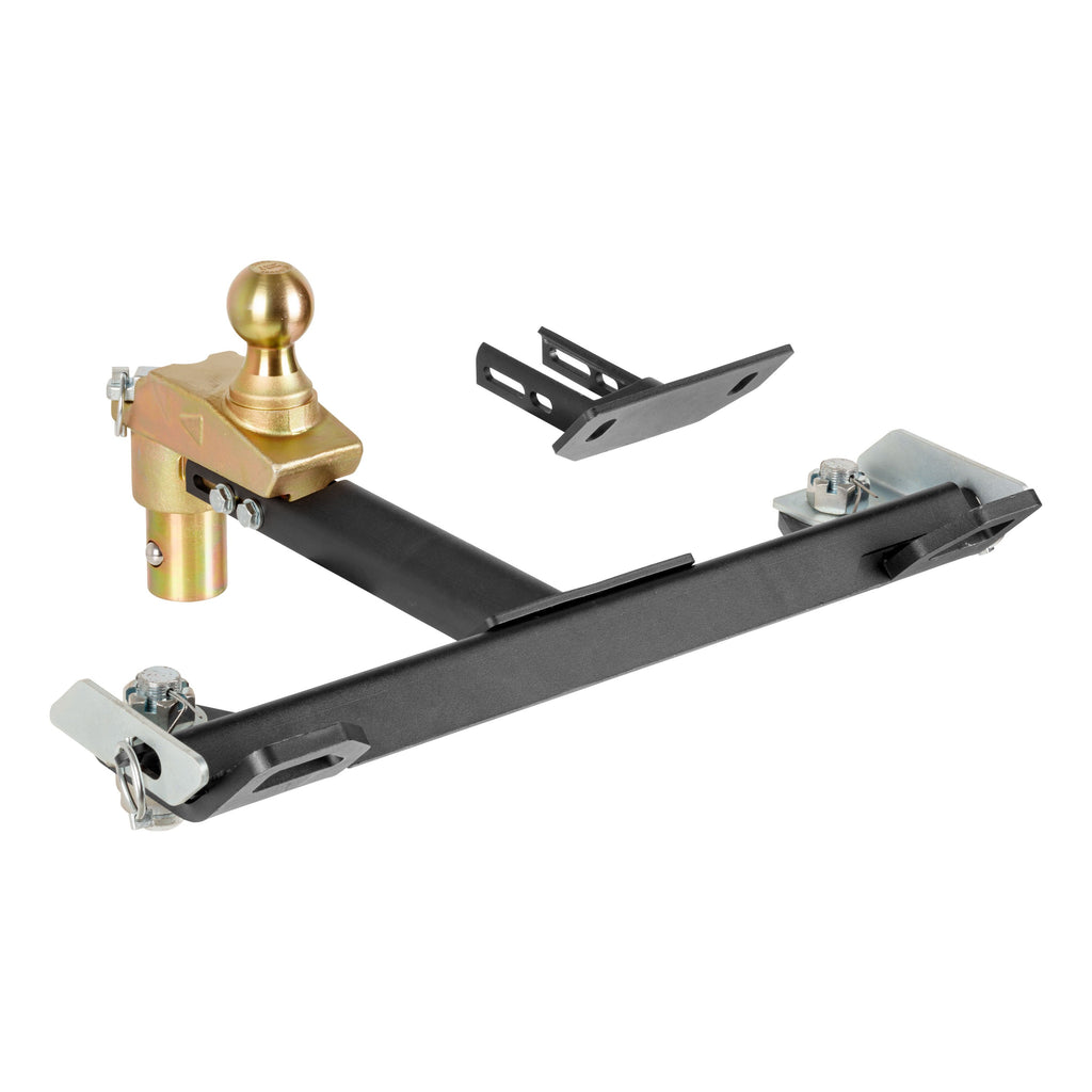 CURT 60663 Multi-Fit OEM Puck System Gooseneck Ball with 4" Offset for Select Chevrolet Silverado HD, Chevrolet Silverado HD, Ford F-250 Super Duty, Ford F-350 Super Duty, Ford F-450 Super Duty, GMC Sierra HD, GMC Sierra HD, Nissan TITAN XD, Ram 2500, Ram