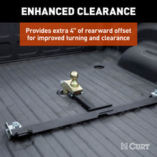 Load image into Gallery viewer, CURT 60663 Multi-Fit OEM Puck System Gooseneck Ball with 4" Offset for Select Chevrolet Silverado HD, Chevrolet Silverado HD, Ford F-250 Super Duty, Ford F-350 Super Duty, Ford F-450 Super Duty, GMC Sierra HD, GMC Sierra HD, Nissan TITAN XD, Ram 2500, Ram