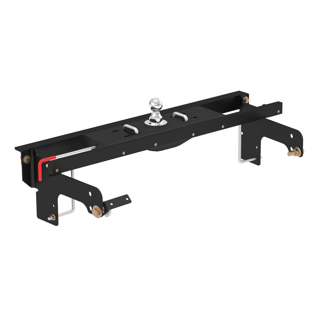 CURT 60681 Double Lock EZr Gooseneck Hitch Kit with Brackets, Select Silverado, Sierra