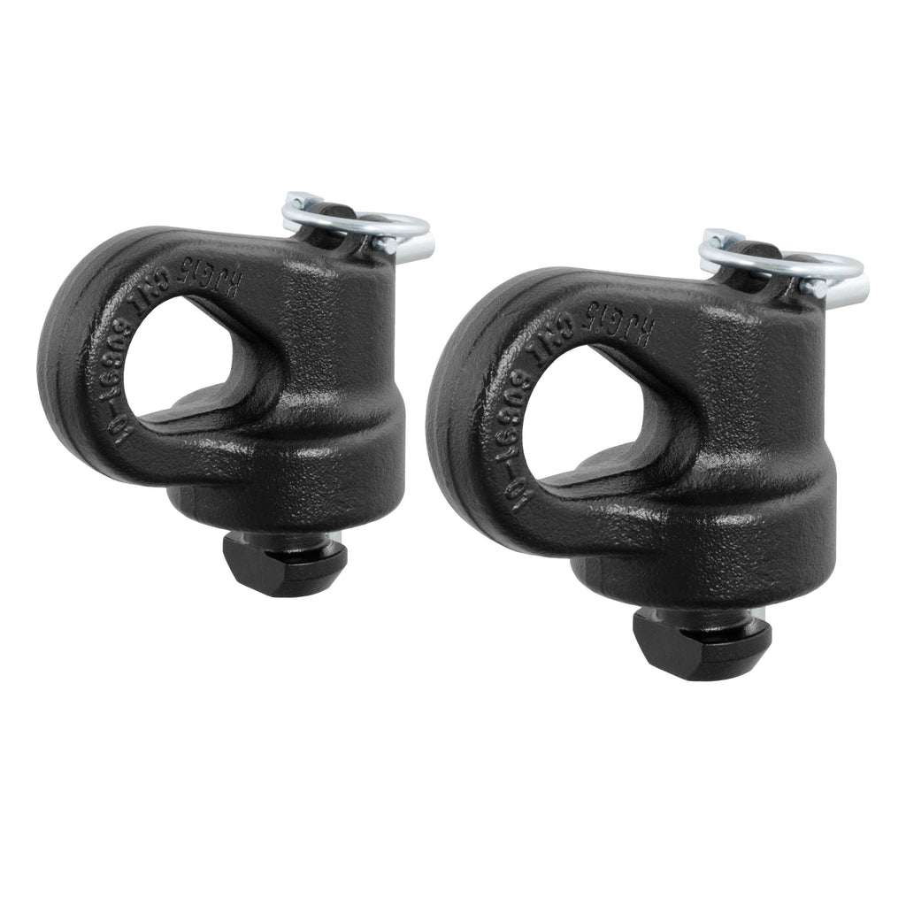 CURT 60691 OEM Puck System Gooseneck Safety Chain Anchors, Chevy, Ford, GMC, Nissan (38K) for Select Chevrolet Silverado HD, Chevrolet Silverado HD, Ford F-250 Super Duty, Ford F-350 Super Duty, Ford F-450 Super Duty, GMC Sierra HD, GMC Sierra HD, Nissan