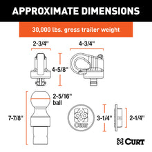 Load image into Gallery viewer, CURT 60692 OEM Puck System 2-5/16" Gooseneck Kit, Chevrolet, Ford, GMC, Nissan (30K) for Select Chevrolet Silverado HD, Chevrolet Silverado HD, Ford F-250 Super Duty, Ford F-350 Super Duty, Ford F-450 Super Duty, GMC Sierra HD, GMC Sierra HD, Nissan