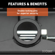 Load image into Gallery viewer, CURT 60712 Double Lock Gooseneck Hitch Kit with Brackets, Select Silverado, Sierra