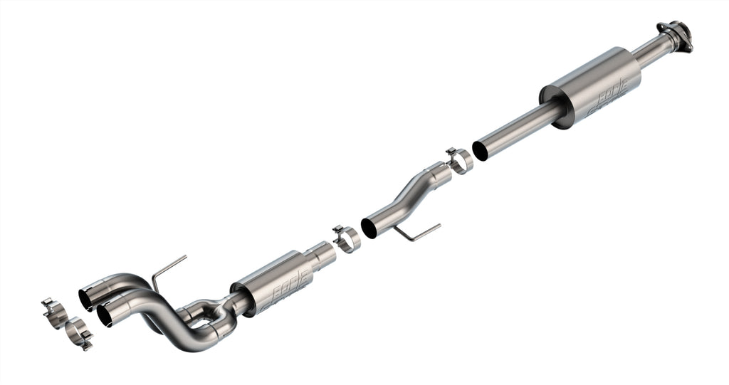 Borla 60731 Mid-Section Exhaust System w/ Muffler & Mid-Pipe - S-Type for Select Ford F-150
