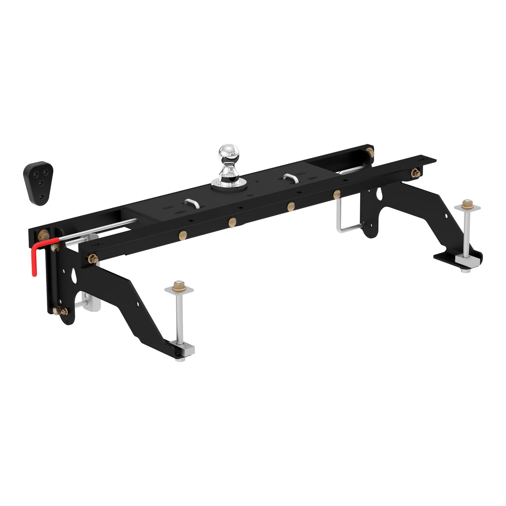 CURT 60733 Double Lock Gooseneck Hitch Kit with Brackets, Select Dodge Ram 1500