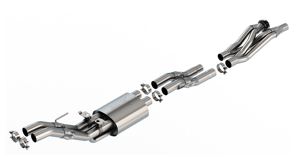 Borla 60737 Mid-Section Exhaust System w/ Muffler, X-Pipe & Mid-Pipe - ATAK® for Select Ford F-150