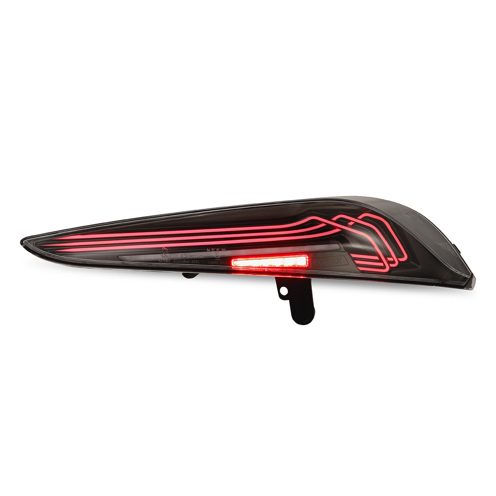 AlphaRex 609010 LED Taillights Black for Select Toyota GR Supra