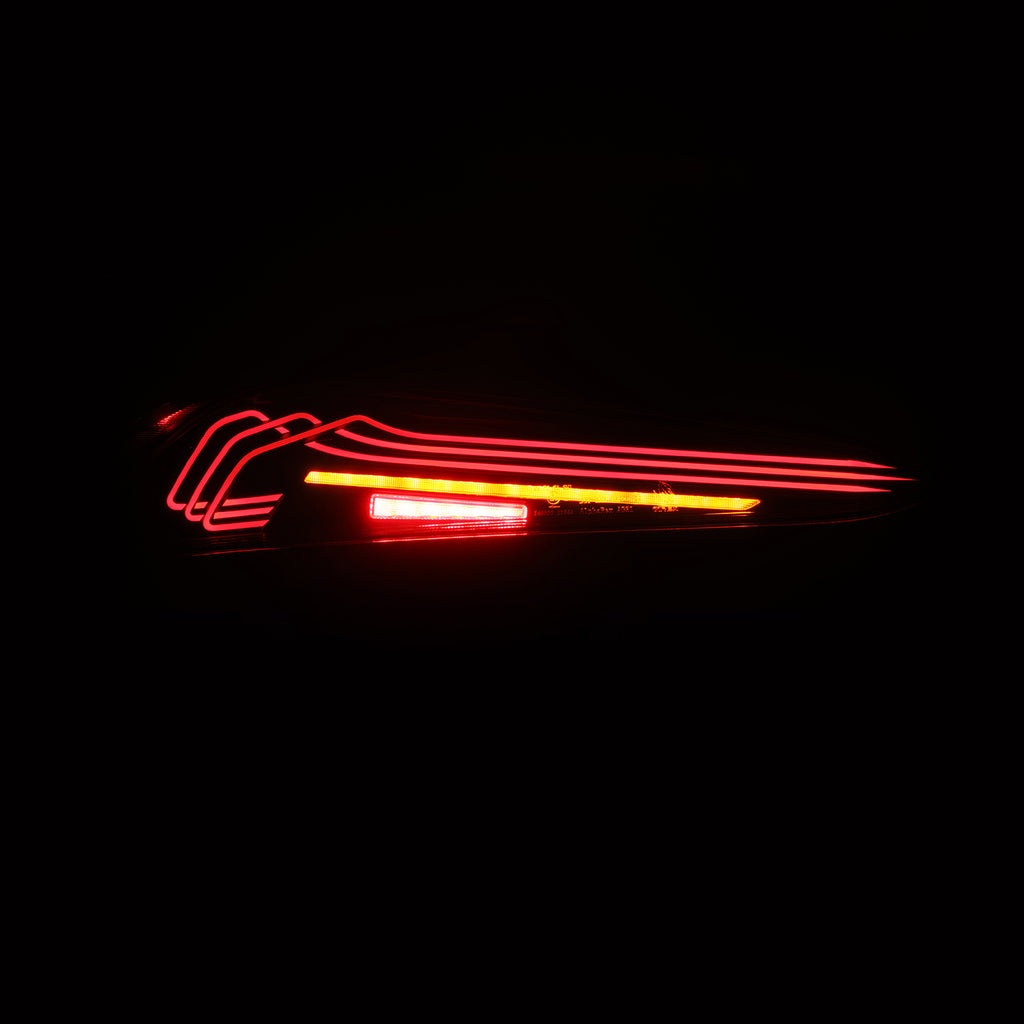 AlphaRex 609010 LED Taillights Black for Select Toyota GR Supra
