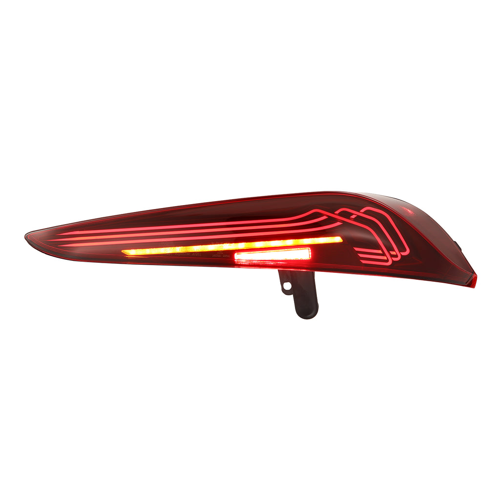 AlphaRex 609030 LED Taillights Black Red for Select Toyota GR Supra