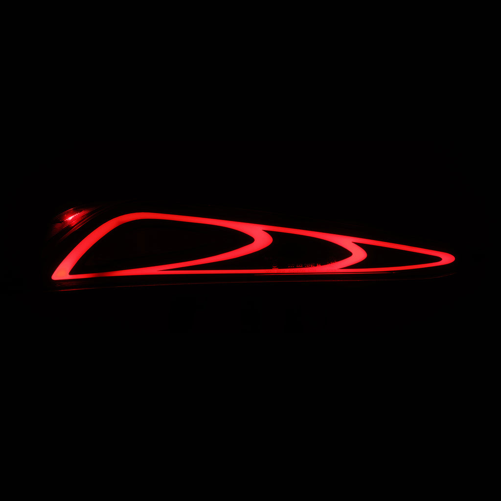 AlphaRex 609031 LED Taillights Black Red for Select Toyota GR Supra