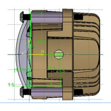 Load image into Gallery viewer, 60Mm-15W-Fog-Beam-Led-Emitter