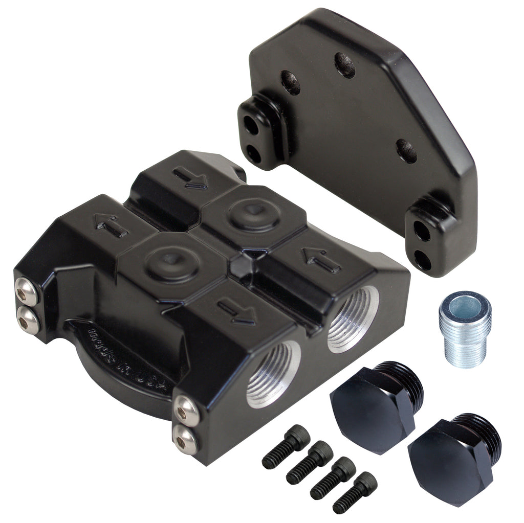 Premium--10An-Side-Ports-Single-Filter-Mount,-34-16-Filter-Threads